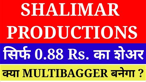 shalimar prod share price.